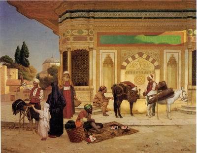 unknow artist Arab or Arabic people and life. Orientalism oil paintings 586 oil painting image